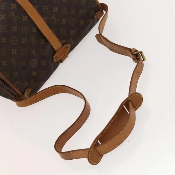 LOUIS VUITTON Monogram Saumur 35 Shoulder Bag M42254 LV Auth 128972 - Picture 8 of 15